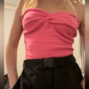 Pink tube top